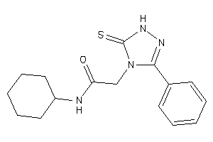 N-cyclohexyl-2-(3-phenyl-5-thioxo-1H-1,2,4-triazol-4-yl)acetamide