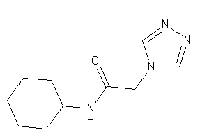 N-cyclohexyl-2-(1,2,4-triazol-4-yl)acetamide