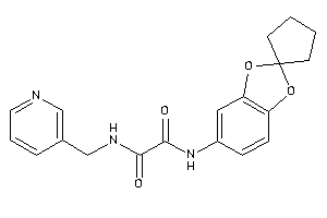 N-(3-pyridylmethyl)-N'-spiro[1,3-benzodioxole-2,1'-cyclopentane]-5-yl-oxamide