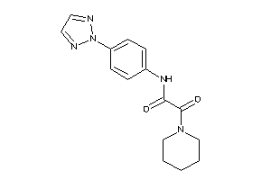 2-keto-2-piperidino-N-[4-(triazol-2-yl)phenyl]acetamide