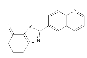 2-(6-quinolyl)-5,6-dihydro-4H-1,3-benzothiazol-7-one