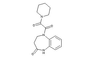 1-(4-keto-3,5-dihydro-2H-1,5-benzodiazepin-1-yl)-2-piperidino-ethane-1,2-dione