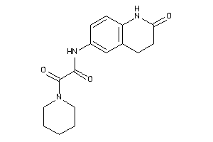 2-keto-N-(2-keto-3,4-dihydro-1H-quinolin-6-yl)-2-piperidino-acetamide