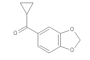 1,3-benzodioxol-5-yl(cyclopropyl)methanone