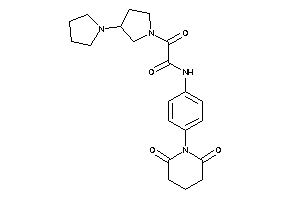 N-(4-glutarimidophenyl)-2-keto-2-(3-pyrrolidinopyrrolidino)acetamide