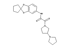 2-keto-2-(3-pyrrolidinopyrrolidino)-N-spiro[1,3-benzodioxole-2,1'-cyclopentane]-5-yl-acetamide