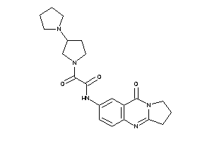 2-keto-N-(9-keto-2,3-dihydro-1H-pyrrolo[2,1-b]quinazolin-7-yl)-2-(3-pyrrolidinopyrrolidino)acetamide