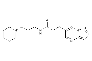 N-(3-piperidinopropyl)-3-pyrazolo[1,5-a]pyrimidin-6-yl-propionamide