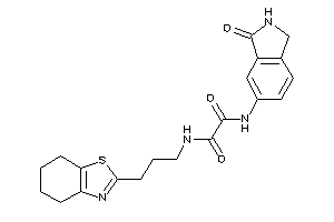 N'-(3-ketoisoindolin-5-yl)-N-[3-(4,5,6,7-tetrahydro-1,3-benzothiazol-2-yl)propyl]oxamide