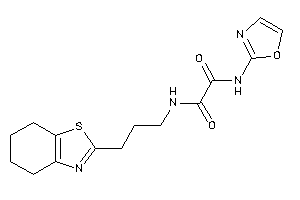 N'-oxazol-2-yl-N-[3-(4,5,6,7-tetrahydro-1,3-benzothiazol-2-yl)propyl]oxamide