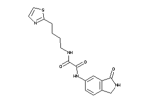 N'-(3-ketoisoindolin-5-yl)-N-(4-thiazol-2-ylbutyl)oxamide