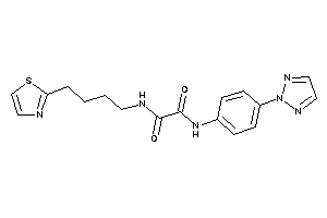 N-(4-thiazol-2-ylbutyl)-N'-[4-(triazol-2-yl)phenyl]oxamide