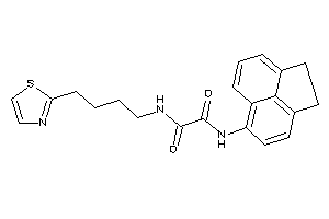 N'-acenaphthen-5-yl-N-(4-thiazol-2-ylbutyl)oxamide