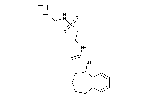 1-[2-(cyclobutylmethylsulfamoyl)ethyl]-3-(6,7,8,9-tetrahydro-5H-benzocyclohepten-9-yl)urea