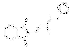 3-(1,3-diketo-3a,4,5,6,7,7a-hexahydroisoindol-2-yl)-N-(2-thenyl)propionamide