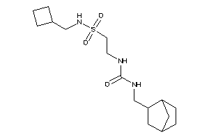 1-[2-(cyclobutylmethylsulfamoyl)ethyl]-3-(2-norbornylmethyl)urea