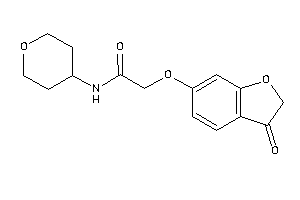 2-(3-ketocoumaran-6-yl)oxy-N-tetrahydropyran-4-yl-acetamide