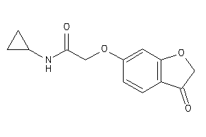 N-cyclopropyl-2-(3-ketocoumaran-6-yl)oxy-acetamide