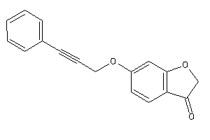 Image of 6-(3-phenylprop-2-ynoxy)coumaran-3-one