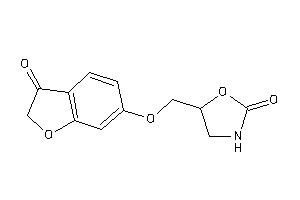 5-[(3-ketocoumaran-6-yl)oxymethyl]oxazolidin-2-one