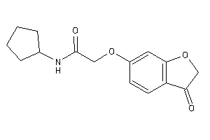 N-cyclopentyl-2-(3-ketocoumaran-6-yl)oxy-acetamide