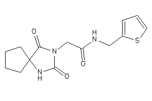 2-(2,4-diketo-1,3-diazaspiro[4.4]nonan-3-yl)-N-(2-thenyl)acetamide