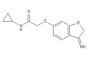 N-cyclopropyl-2-(3-iminocoumaran-6-yl)oxy-acetamide