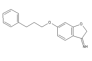 [6-(3-phenylpropoxy)coumaran-3-ylidene]amine