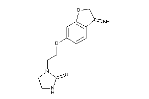 1-[2-(3-iminocoumaran-6-yl)oxyethyl]-2-imidazolidinone