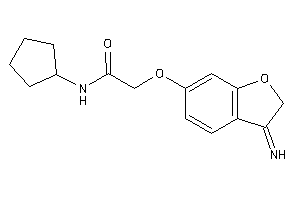 N-cyclopentyl-2-(3-iminocoumaran-6-yl)oxy-acetamide