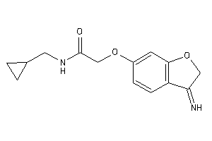 N-(cyclopropylmethyl)-2-(3-iminocoumaran-6-yl)oxy-acetamide