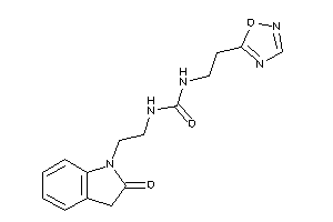 1-[2-(2-ketoindolin-1-yl)ethyl]-3-[2-(1,2,4-oxadiazol-5-yl)ethyl]urea