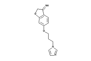 [6-(3-imidazol-1-ylpropoxy)coumaran-3-ylidene]amine