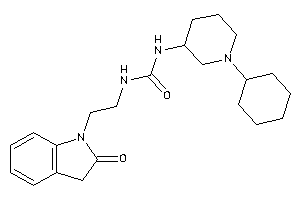 1-(1-cyclohexyl-3-piperidyl)-3-[2-(2-ketoindolin-1-yl)ethyl]urea