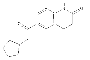 6-(2-cyclopentylacetyl)-3,4-dihydrocarbostyril