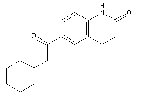 6-(2-cyclohexylacetyl)-3,4-dihydrocarbostyril