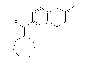 6-(cycloheptanecarbonyl)-3,4-dihydrocarbostyril