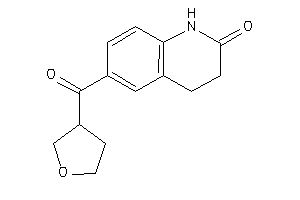 6-(tetrahydrofuran-3-carbonyl)-3,4-dihydrocarbostyril