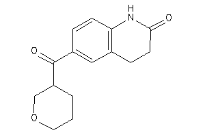 6-(tetrahydropyran-3-carbonyl)-3,4-dihydrocarbostyril