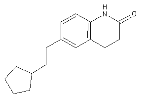 6-(2-cyclopentylethyl)-3,4-dihydrocarbostyril