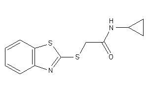 2-(1,3-benzothiazol-2-ylthio)-N-cyclopropyl-acetamide