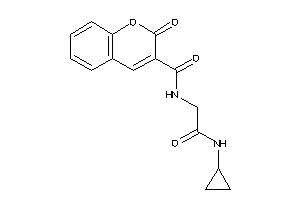 N-[2-(cyclopropylamino)-2-keto-ethyl]-2-keto-chromene-3-carboxamide