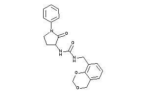 1-(4H-1,3-benzodioxin-8-ylmethyl)-3-(2-keto-1-phenyl-pyrrolidin-3-yl)urea