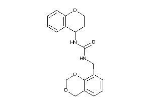 1-(4H-1,3-benzodioxin-8-ylmethyl)-3-chroman-4-yl-urea