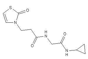 N-[2-(cyclopropylamino)-2-keto-ethyl]-3-(2-keto-4-thiazolin-3-yl)propionamide