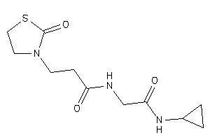 N-[2-(cyclopropylamino)-2-keto-ethyl]-3-(2-ketothiazolidin-3-yl)propionamide