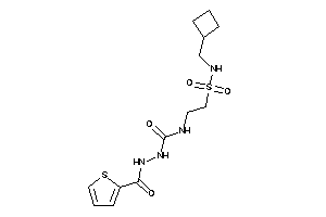 1-[2-(cyclobutylmethylsulfamoyl)ethyl]-3-(2-thenoylamino)urea