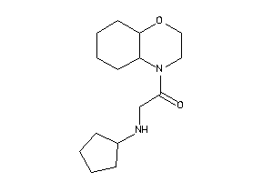 1-(2,3,4a,5,6,7,8,8a-octahydrobenzo[b][1,4]oxazin-4-yl)-2-(cyclopentylamino)ethanone