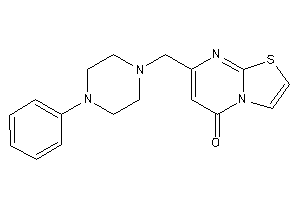 Image of 7-[(4-phenylpiperazino)methyl]thiazolo[3,2-a]pyrimidin-5-one