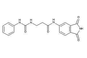 N-(1,3-diketoisoindolin-5-yl)-3-(phenylcarbamoylamino)propionamide